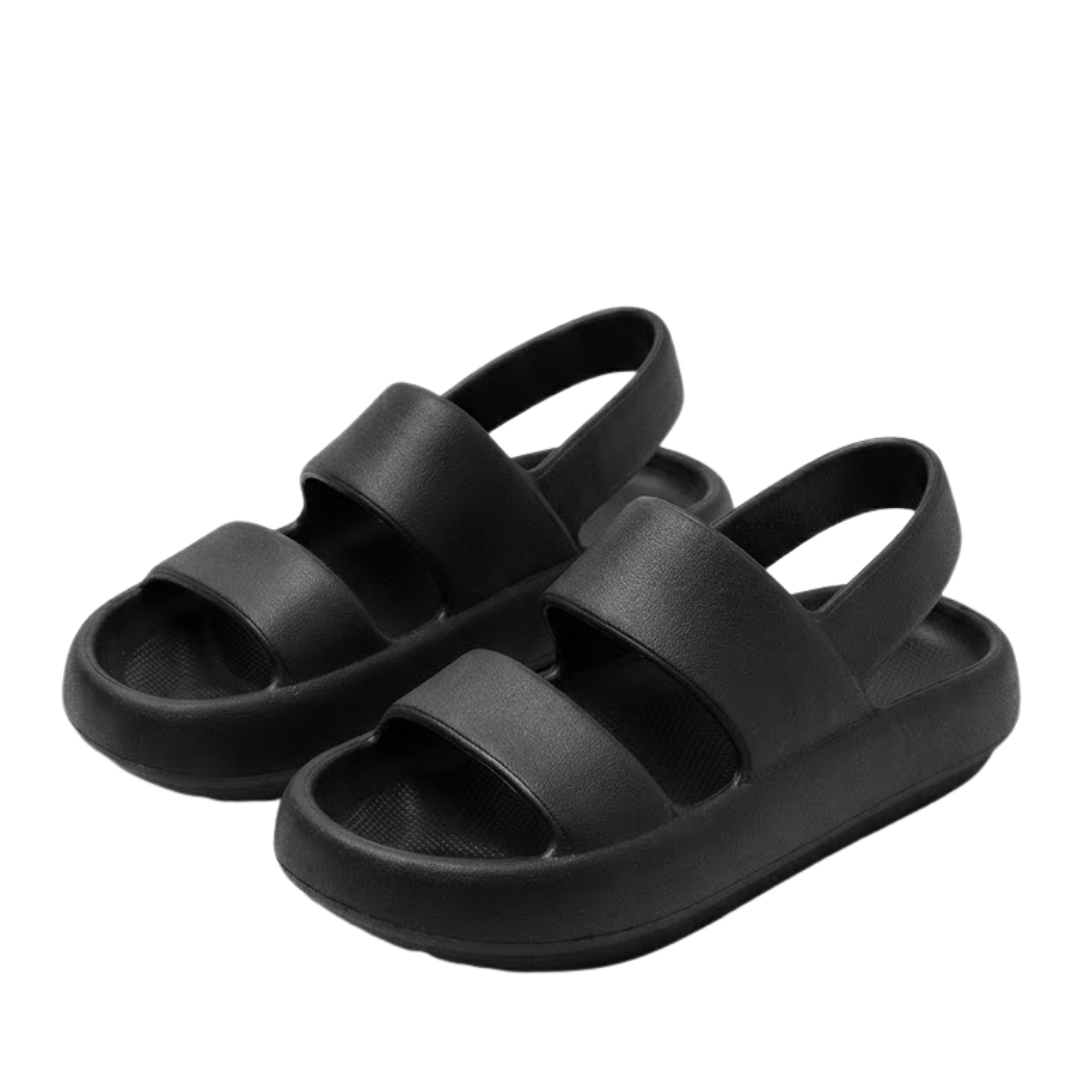 Cotton – Sandali comodi - Nero - 33