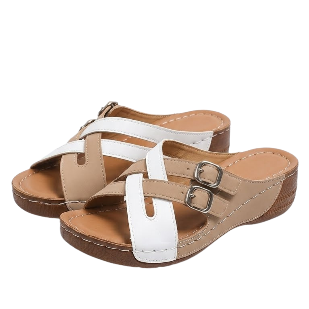 Deniza – Sandali comodi - Nero - 34