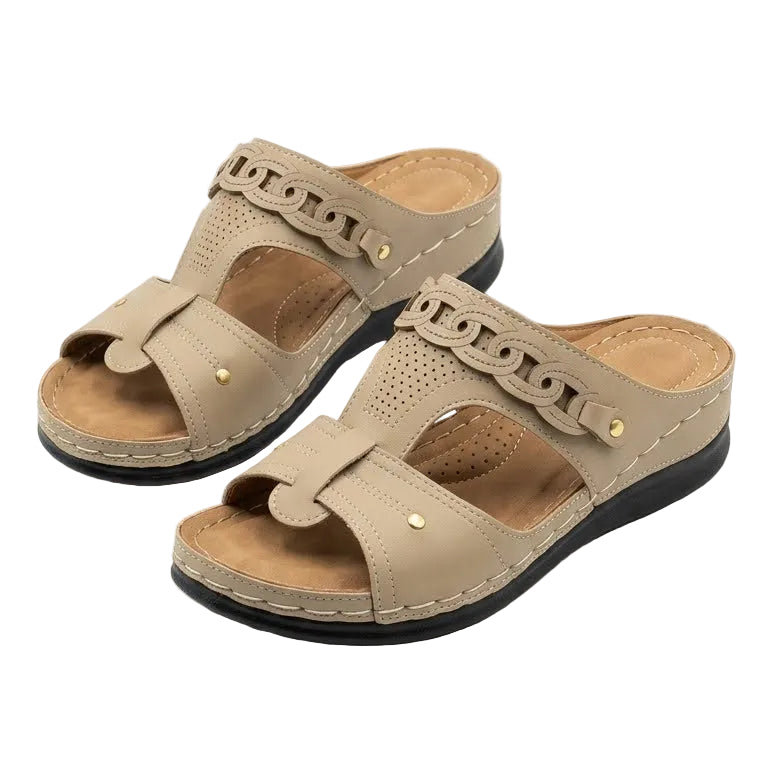 Amalfi – Sandali comodi - Beige - 34