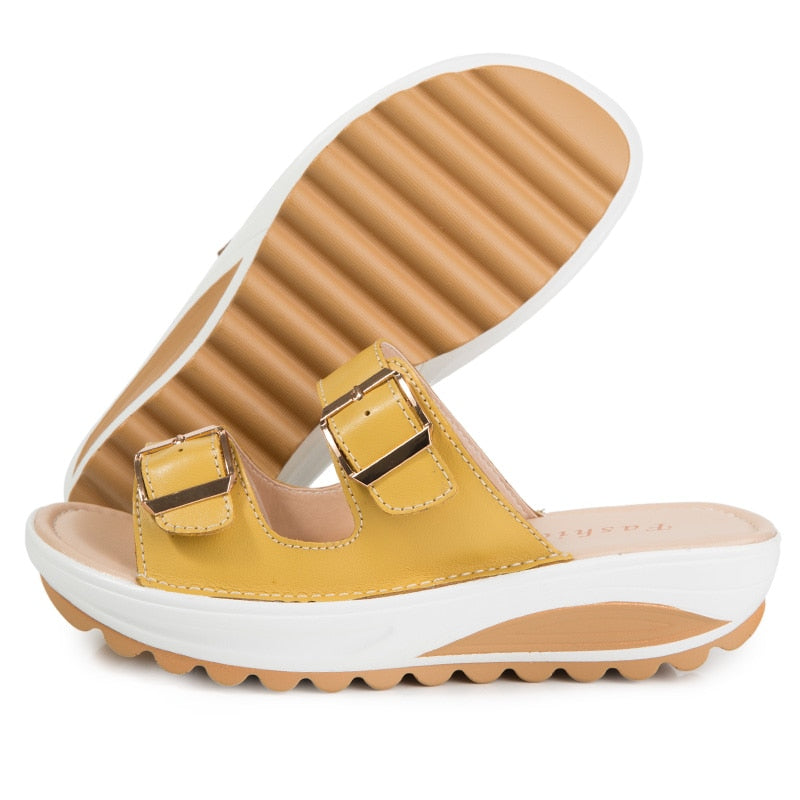 Clair – Sandali comodi - Bianco - 36