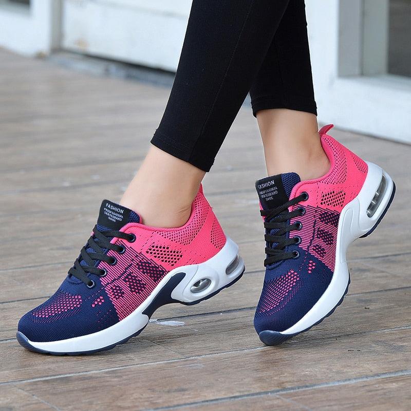 SportAir – Sneakers sportive comode - Grigio/Rosa - 38