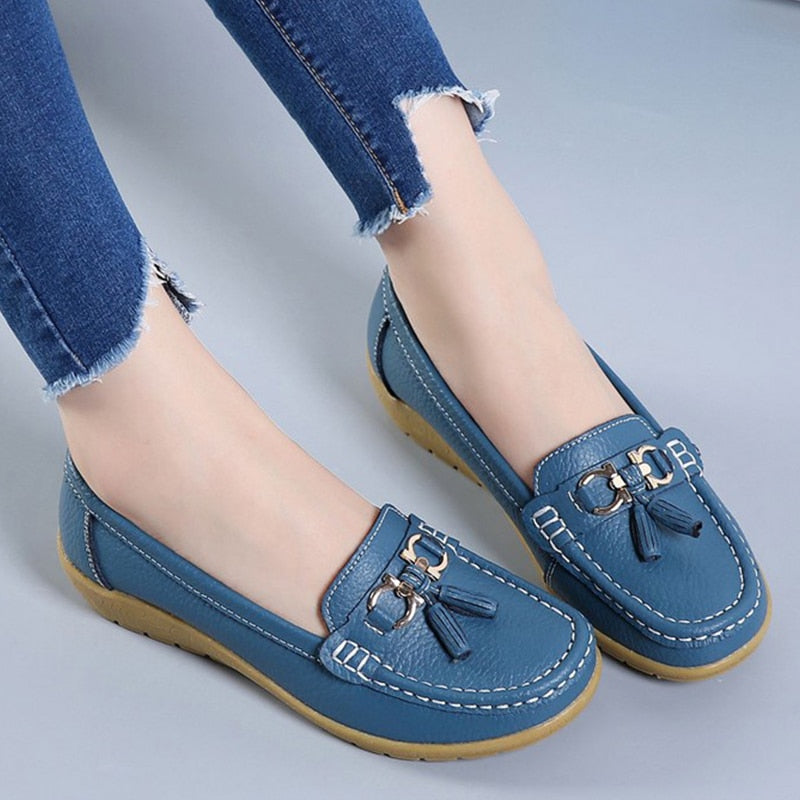 Mocassini comodi – Comfort Loafers - Bianco - 39
