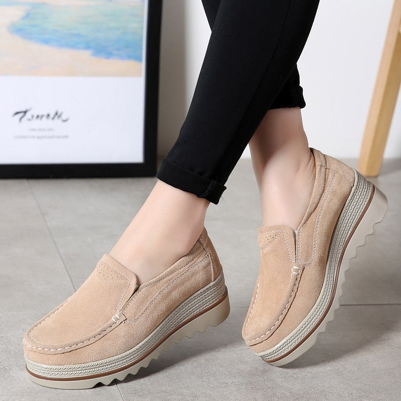 NivePro – Mocassini comodi - Beige - 36