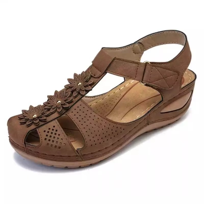 Florine – Sandali comodi - Marrone chiaro - 44