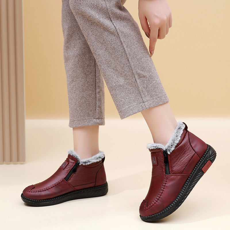 Fashion – Stivali comodi - Rosso - 39