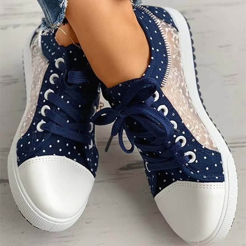 Floratta – Sneakers comode - Blu - 40