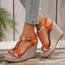 Donna Luxe - Sandali Ortopedici con Zeppa