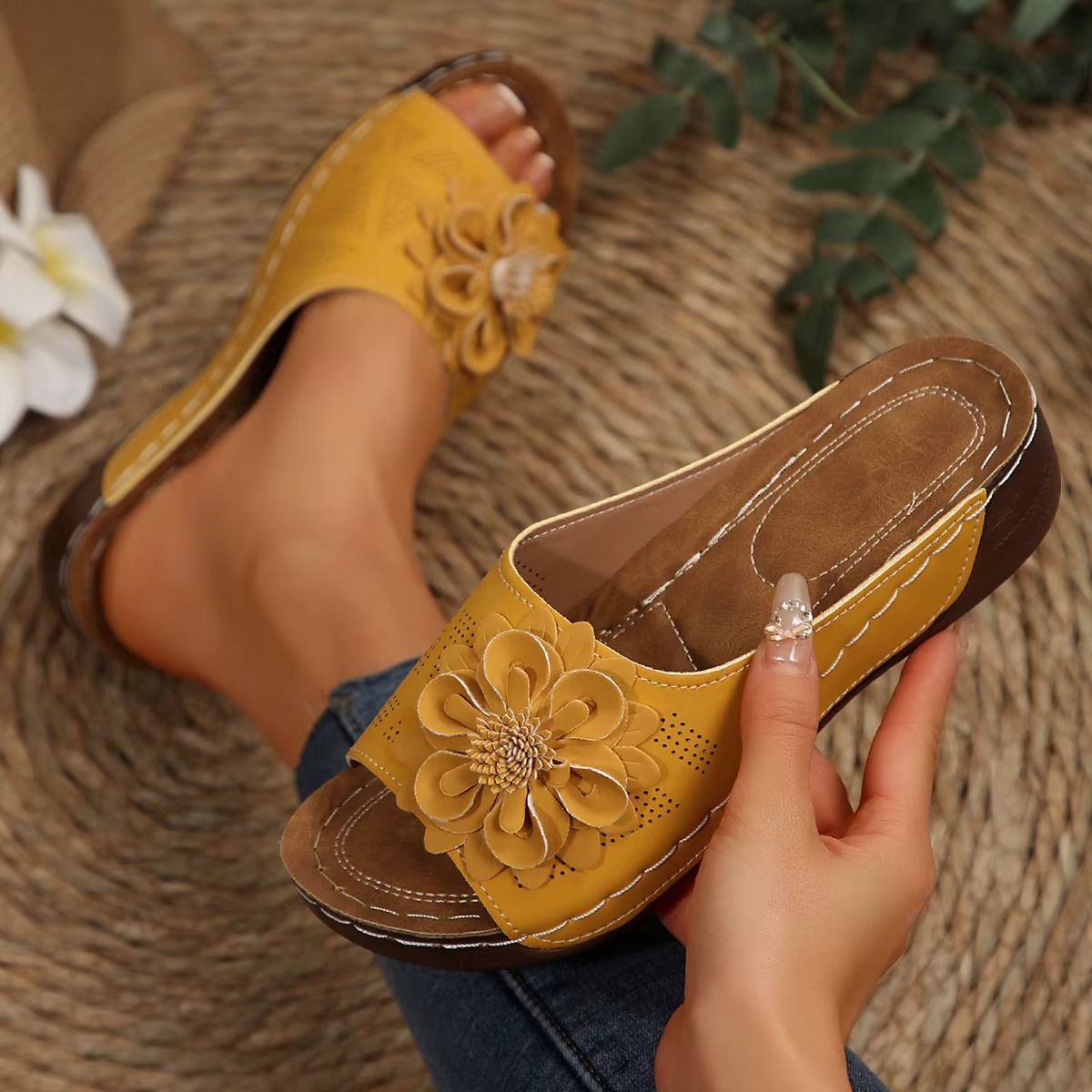 Rose – Sandali comodi - Beige - 41