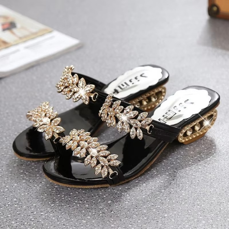 Star Flower – Sandali comodi - Nero - 34
