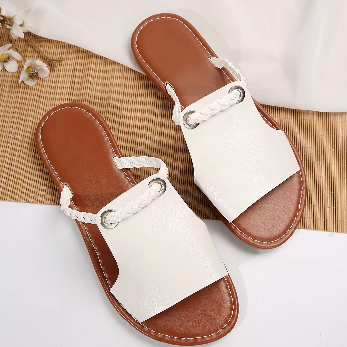 Ayla – Sandali comodi - Bianco - 36