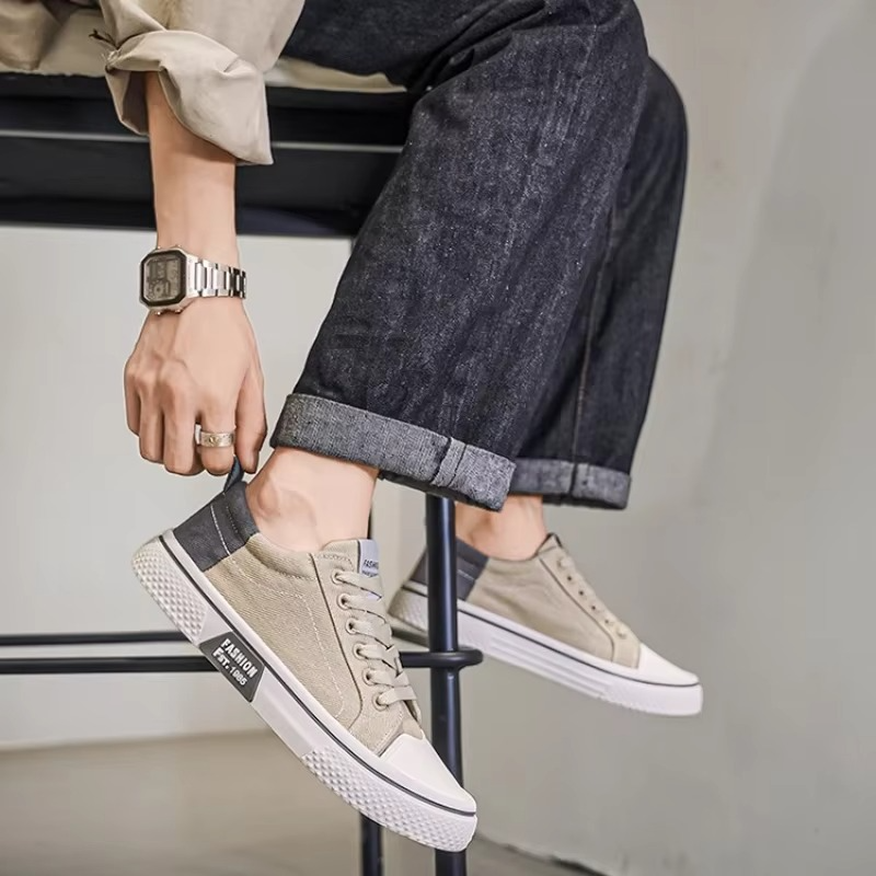 Old Fashion – Sneakers comode - Beige - 39