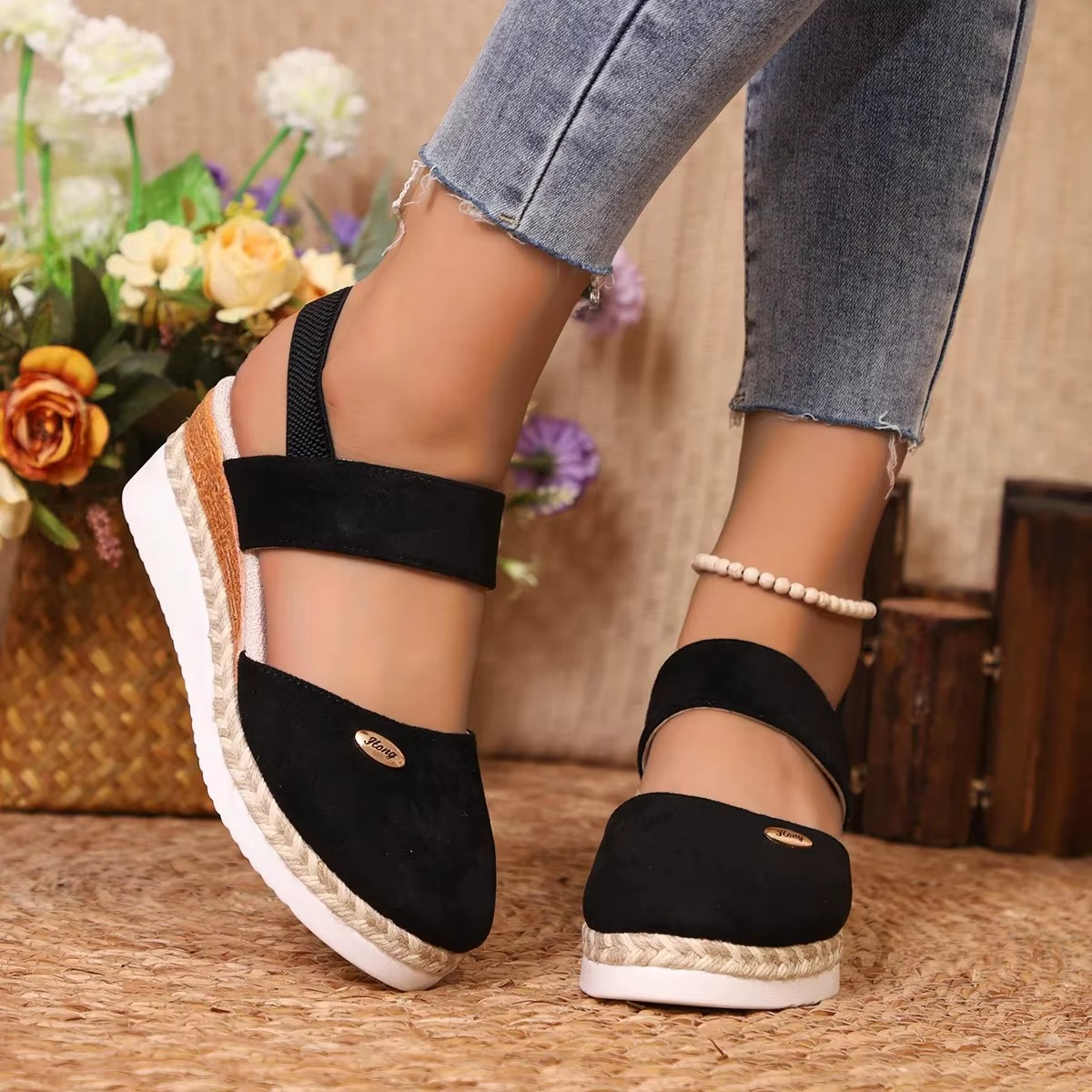 Azaleia – Sandali comodi - Nero - 42