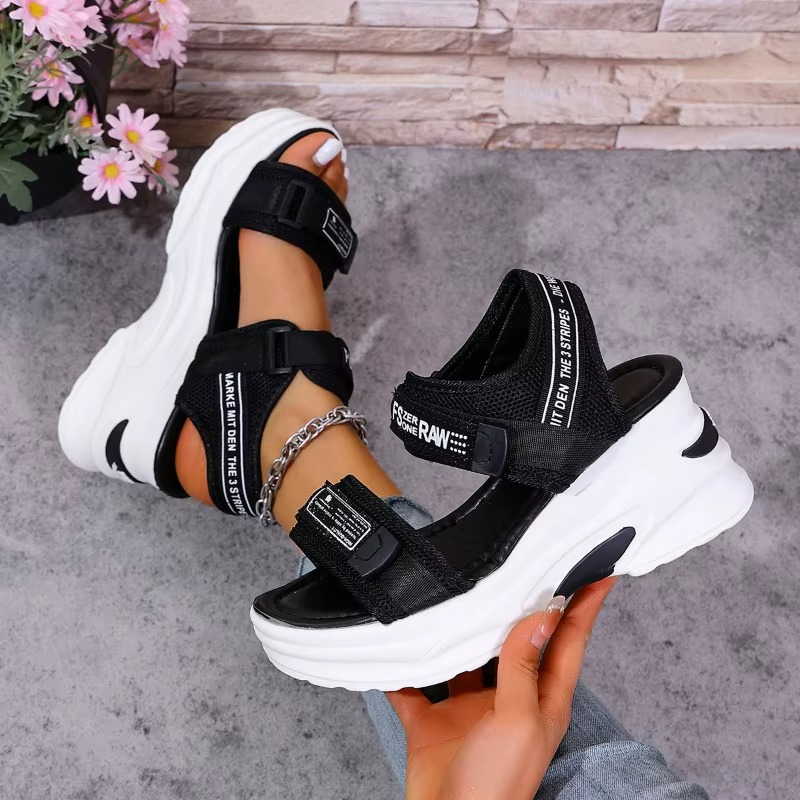 Stella – Sandali comodi - Nero - 35