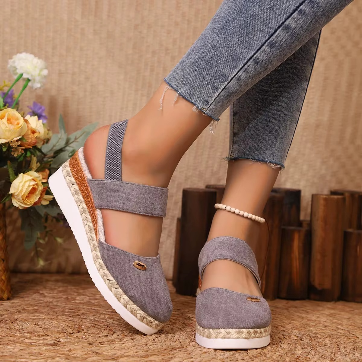 Azaleia – Sandali comodi - Beige - 37