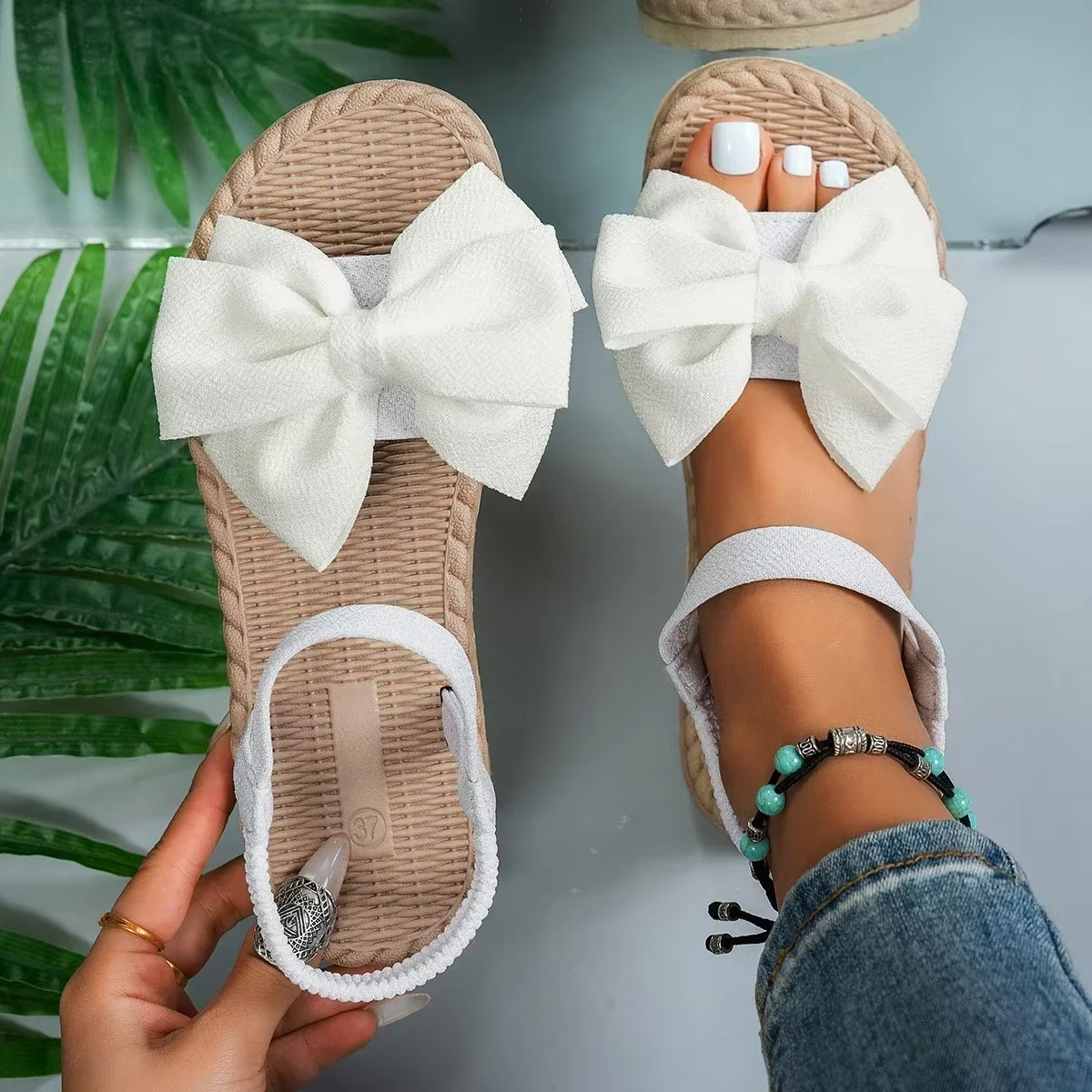 Lace – Sandali comodi - Bianco - 41