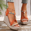 Donna Luxe - Sandali Ortopedici con Zeppa