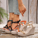 Donna Luxe - Sandali Ortopedici con Zeppa