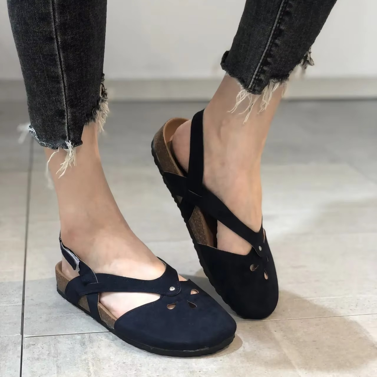 Iza – Sandali comodi - Grigio - 37