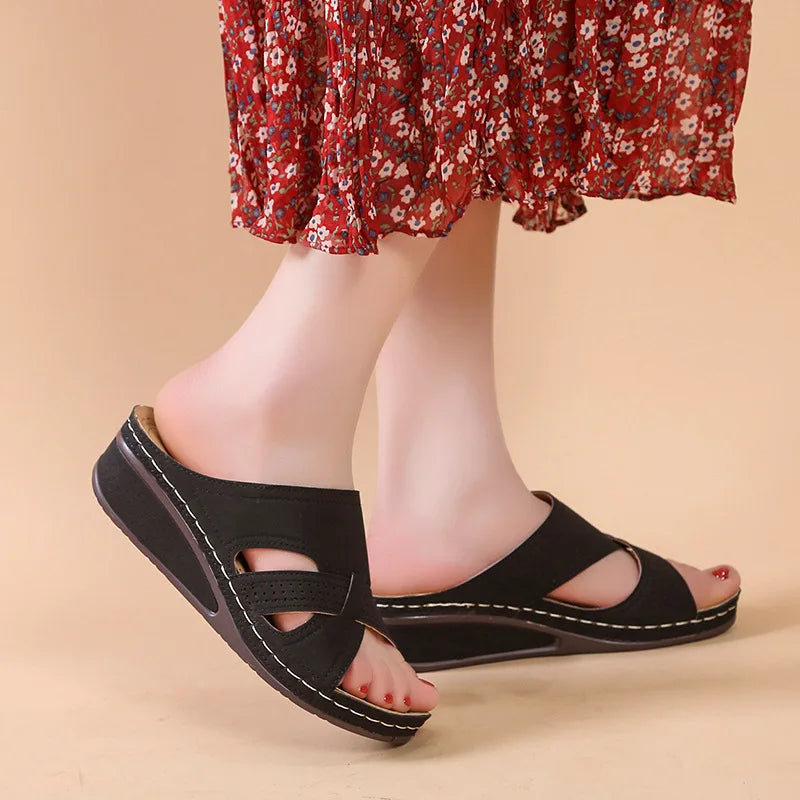 Estella – Sandali comodi - Beige - 42