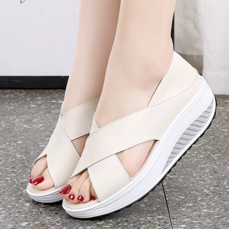 Valen – Sandali comodi - Beige - 37