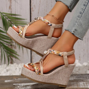 Donna Luxe - Sandali Ortopedici con Zeppa