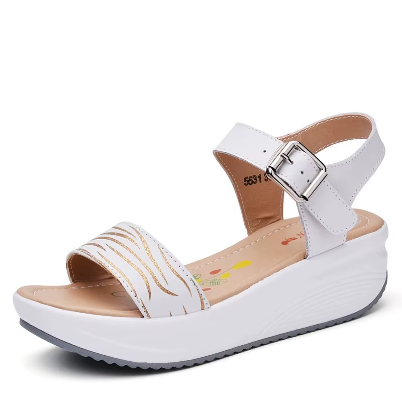 Thalia – Sandali comodi - Bianco - 35