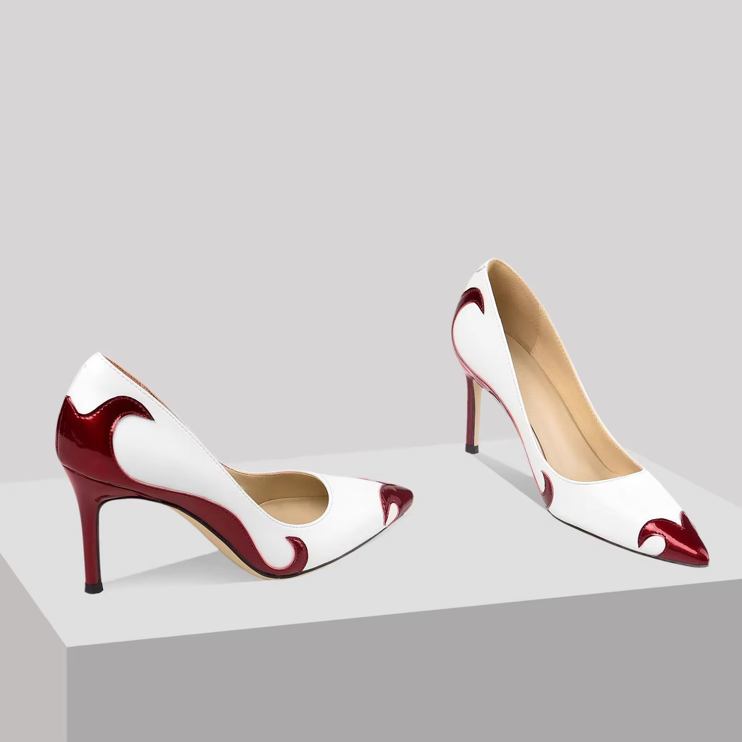 Flame – Scarpe con tacco comode - Nero - 35