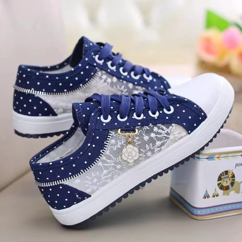 Floratta – Sneakers comode - Blu scuro - 37