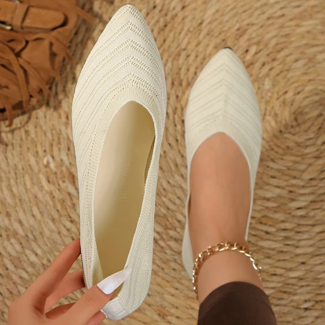 Fine Line – Scarpe comode - Bianco - 36