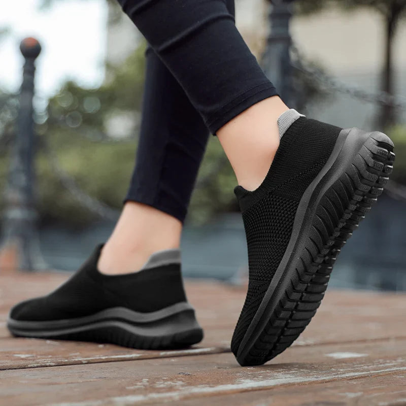 SportWalk – Sneakers sportive comode - Nero/Bianco - 40
