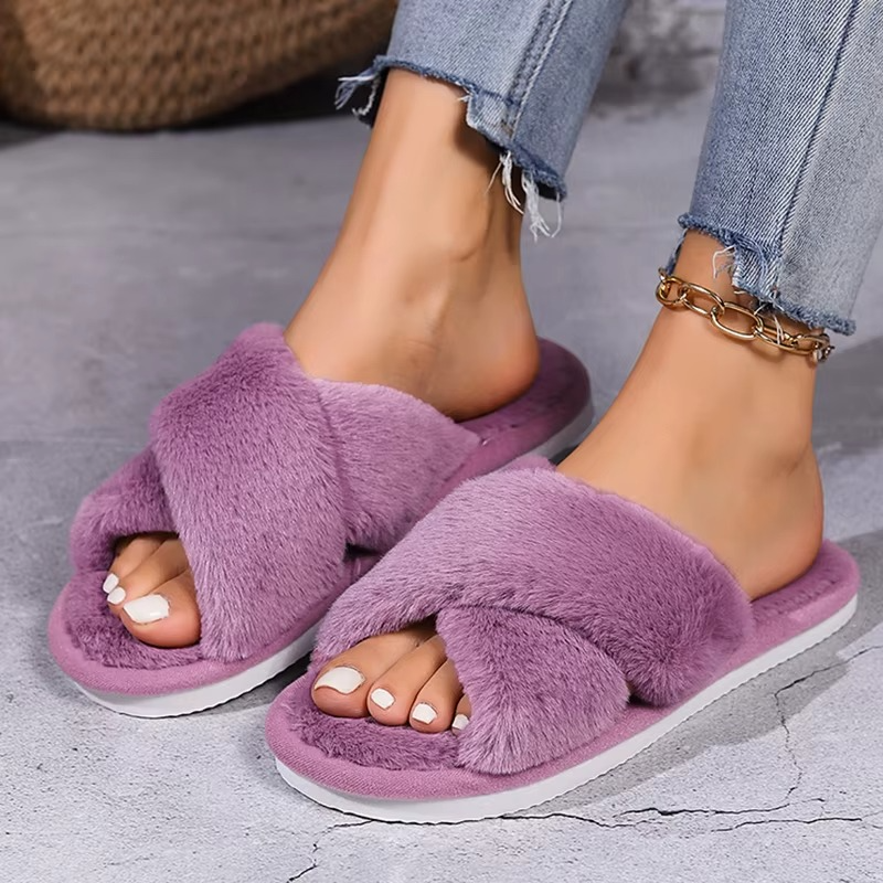 Veluna – Pantofole comode - Grigio - 38