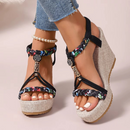 Donna Luxe - Sandali Ortopedici con Zeppa