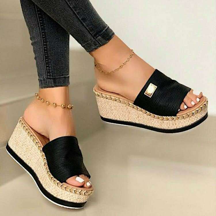 Selena – Sandali comodi - Nero - 43