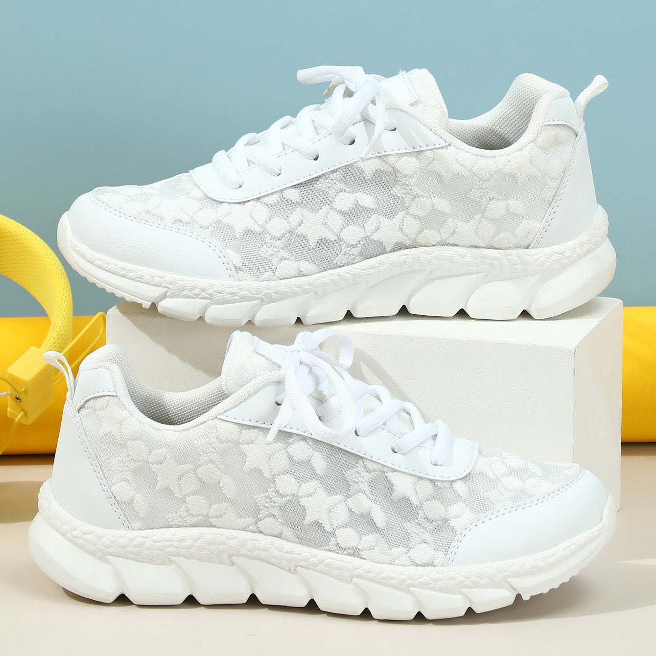Diana – Sneakers comode - Bianco - 39