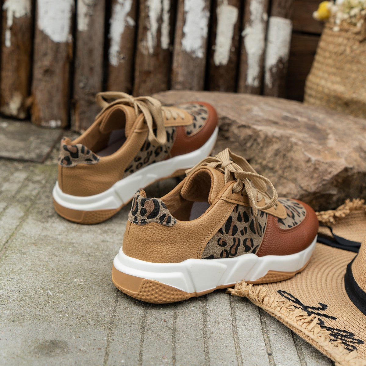 Safari – Sneakers comode - Leopardato - 43