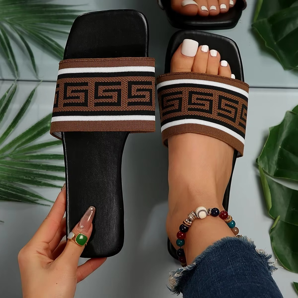 Themis – Sandali comodi - Marrone - 41