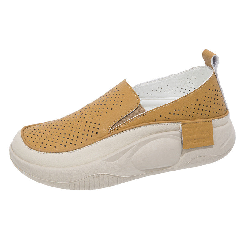 Glamour – Sneakers comode - Beige - 41