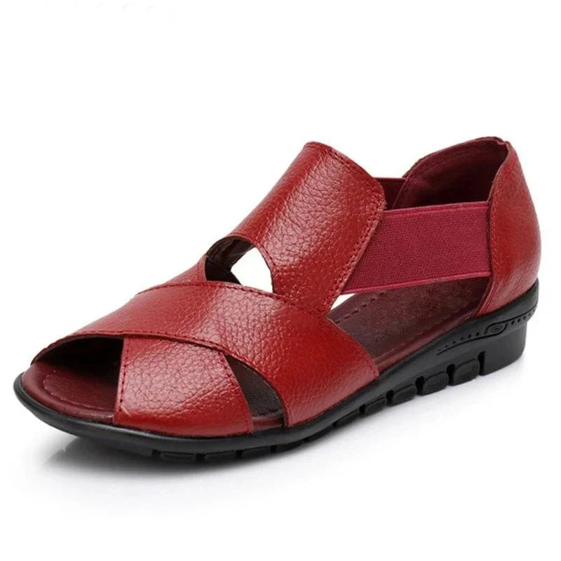 Showy – Sandali comodi - Rosso - 36