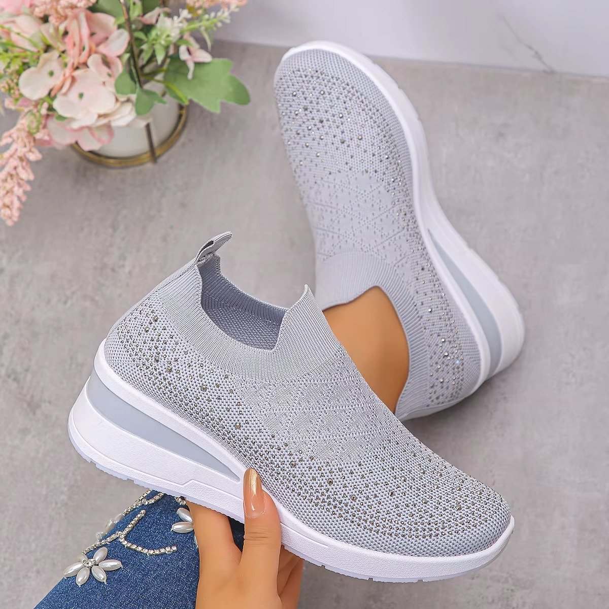 SoftLife – Sneakers comode - Bianco - 36