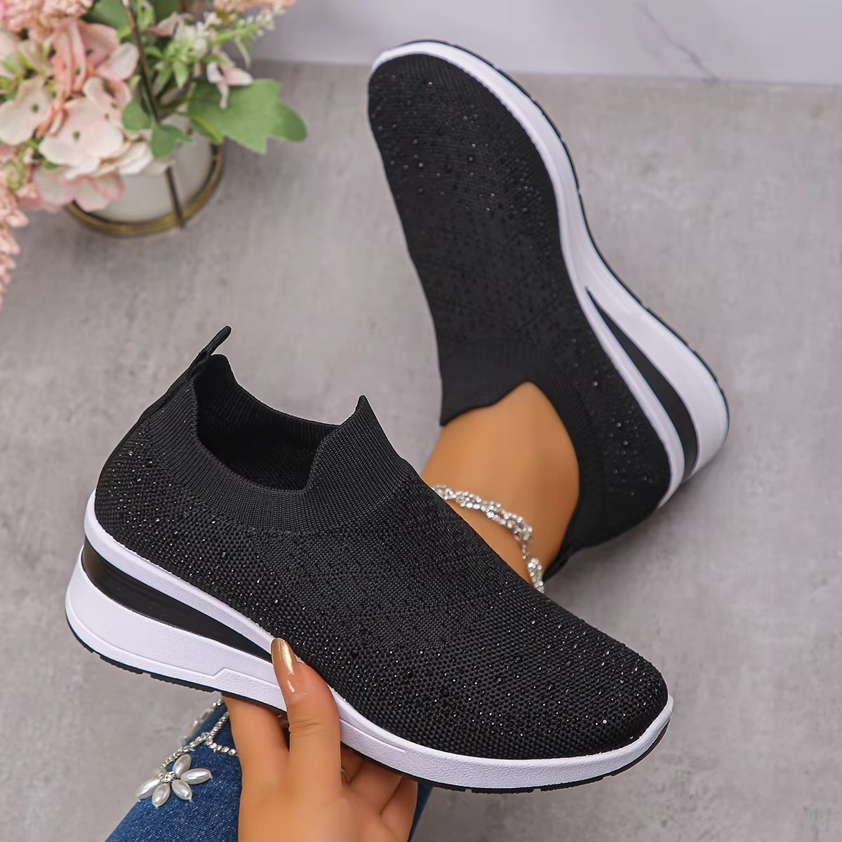 SoftLife – Sneakers comode - Nero - 41
