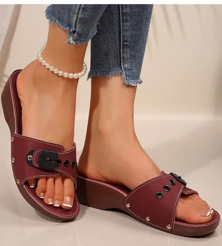 PureSoft – Sandali comodi - Nero - 42