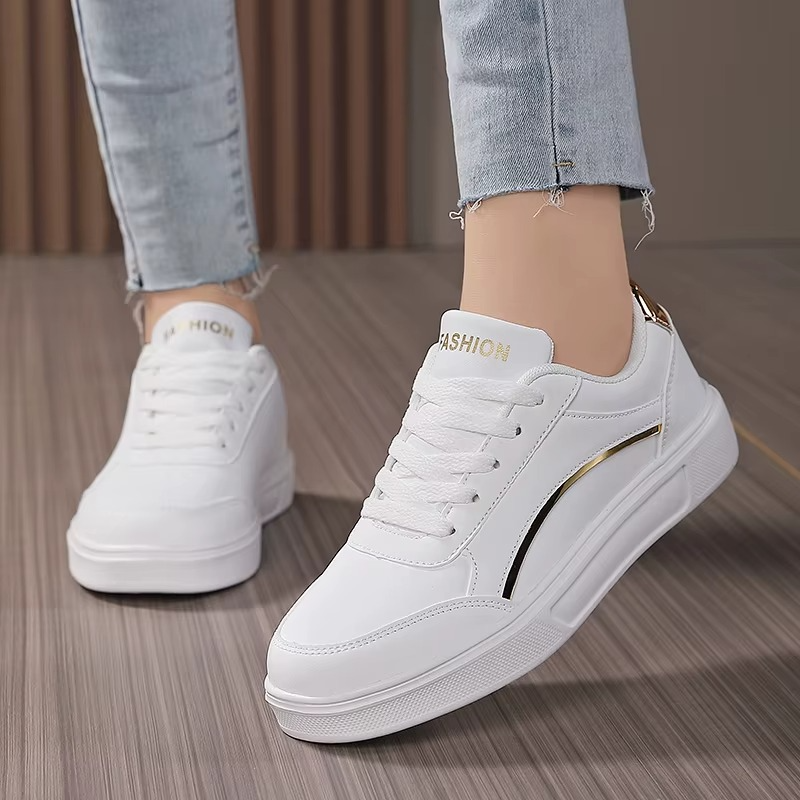Gold Trace – Sneakers comode - Bianco - 39