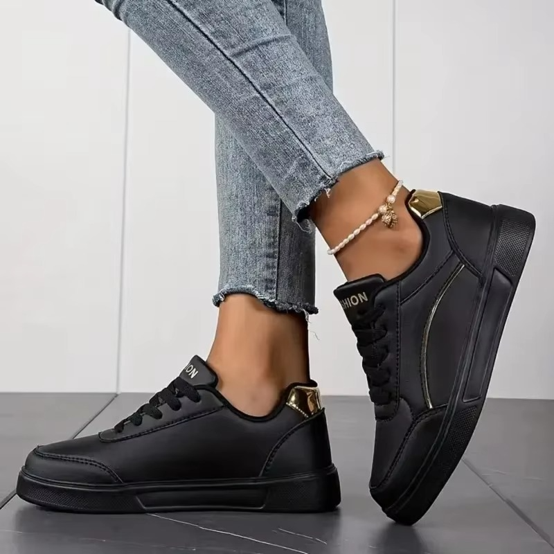 Gold Trace – Sneakers comode - Bianco - 40