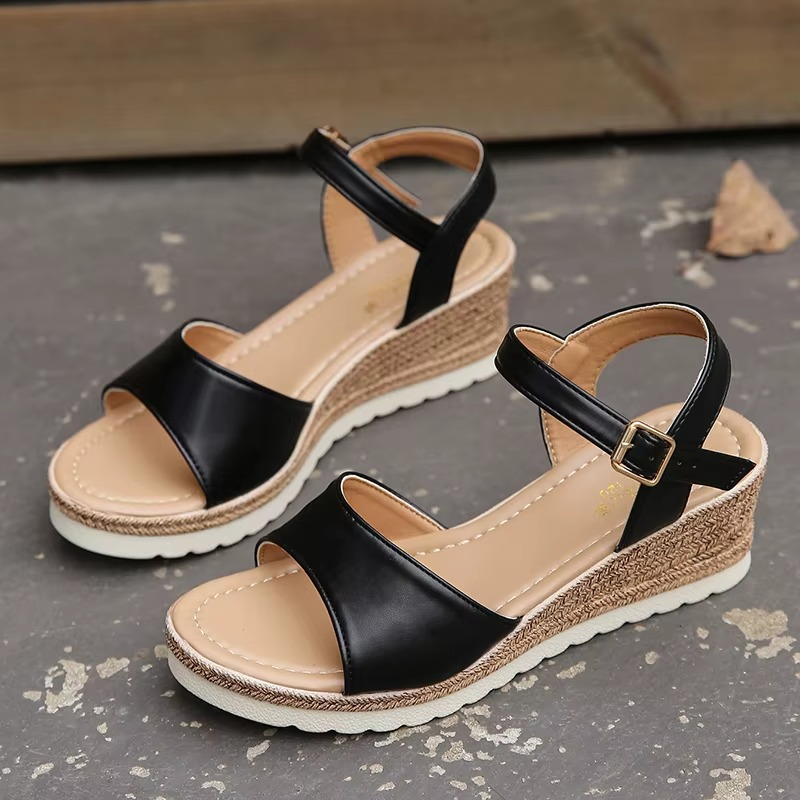 Jullie – Sandali comodi - Nero - 36