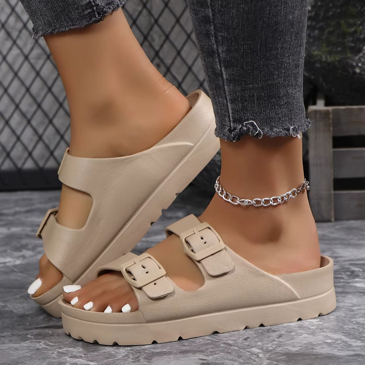 Summer – Sandali comodi - Nero - 42