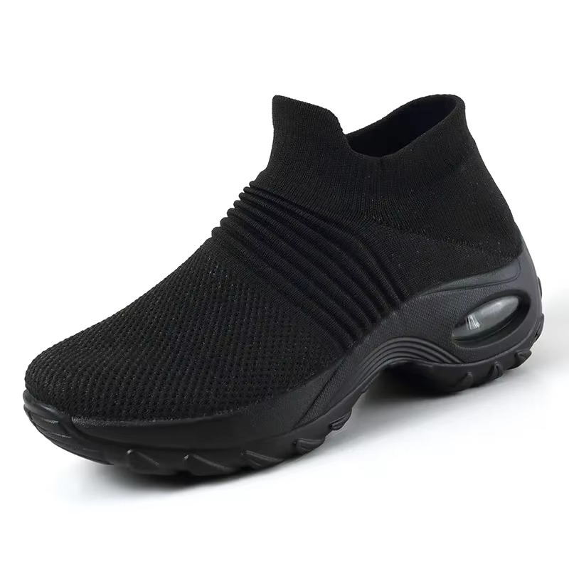 AirBoost – Sneakers comode - Nero/Bianco - 35