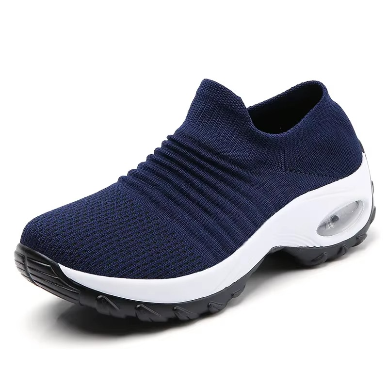 AirBoost – Sneakers comode - Nero/Bianco - 38