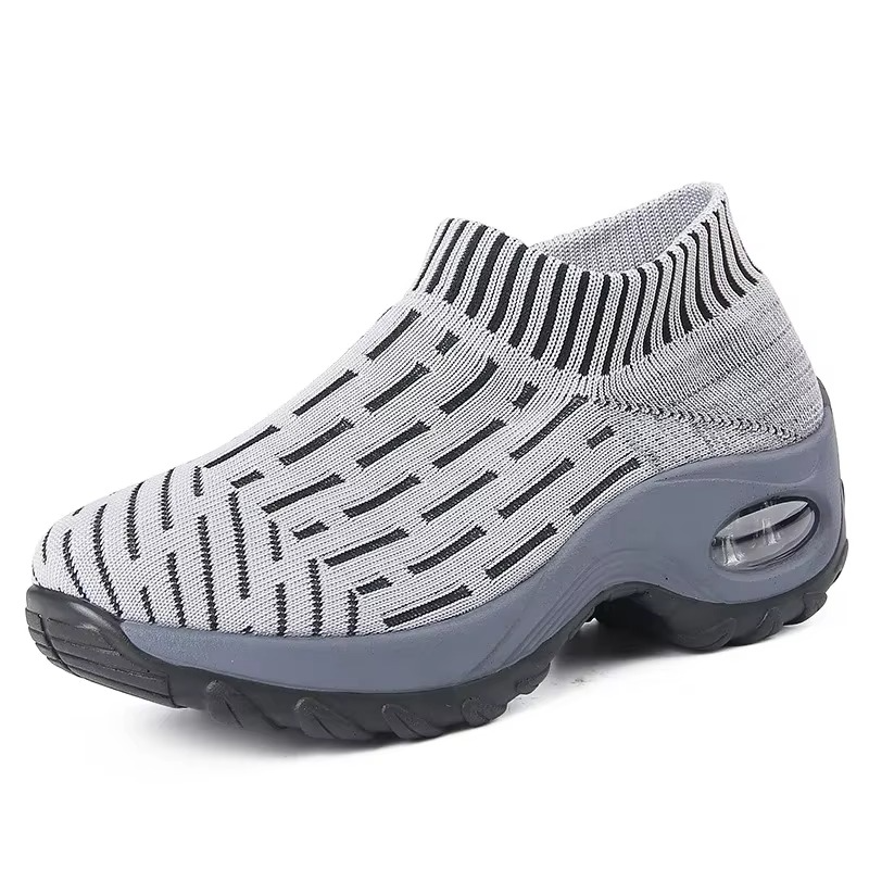 AirBoost – Sneakers comode - Nero/Bianco - 36