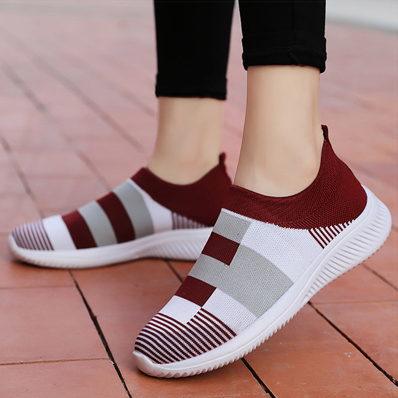 CrystalPlus – Sneakers comode - Rosa - 42