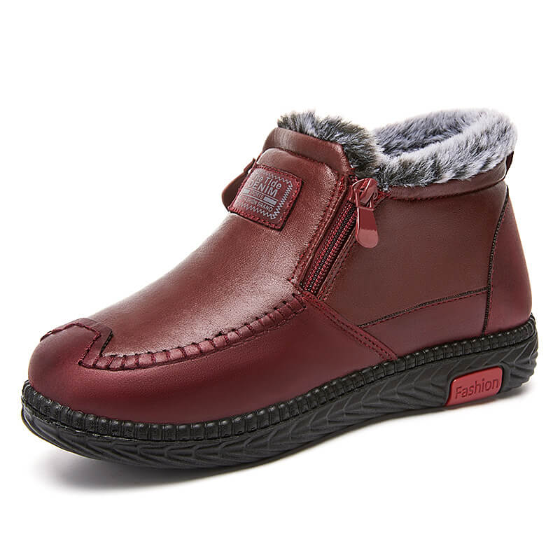 Fashion – Stivali comodi - Rosso - 35